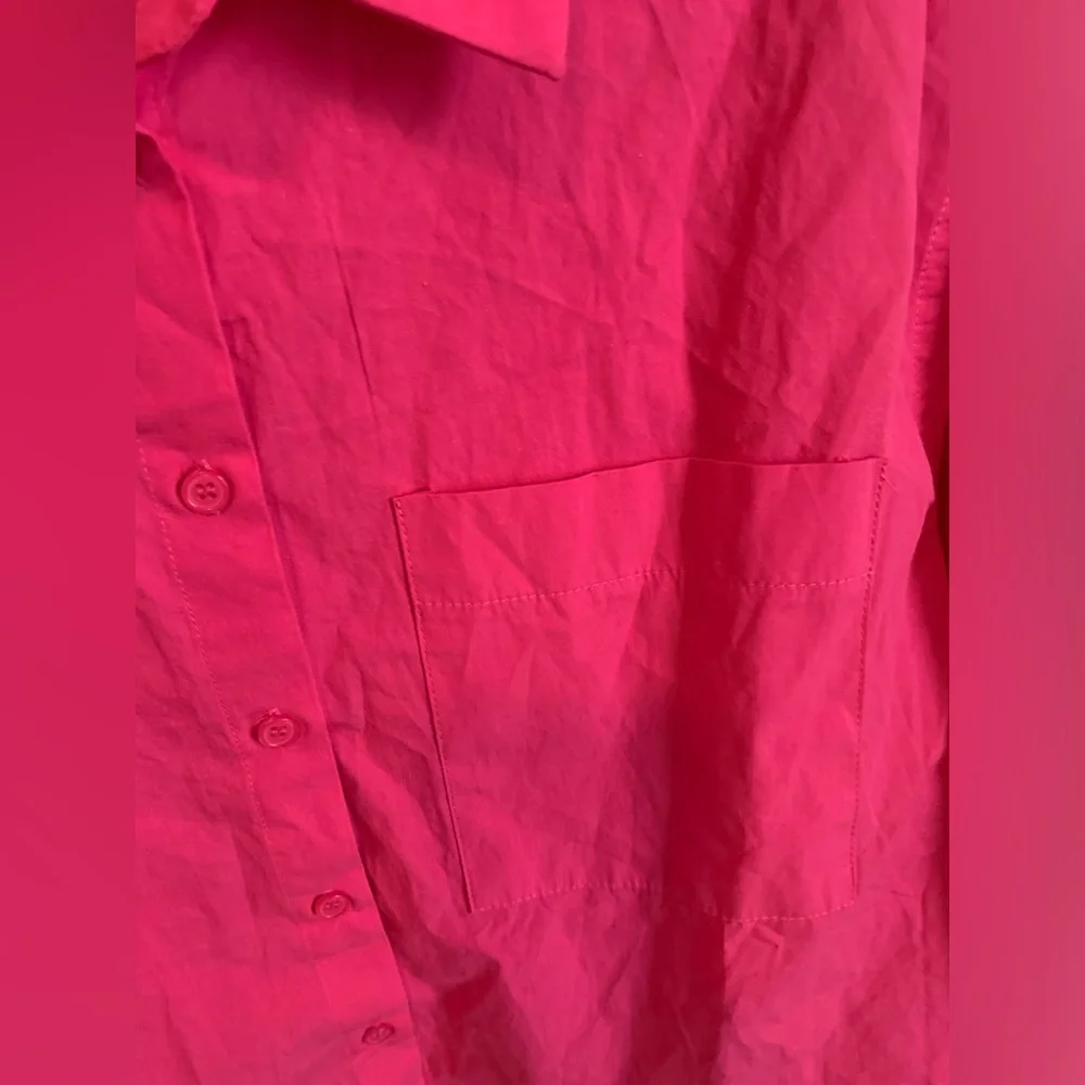 NWOT- Hot Pink Matching Shirt and Shorts Set - Picture 7 of 11